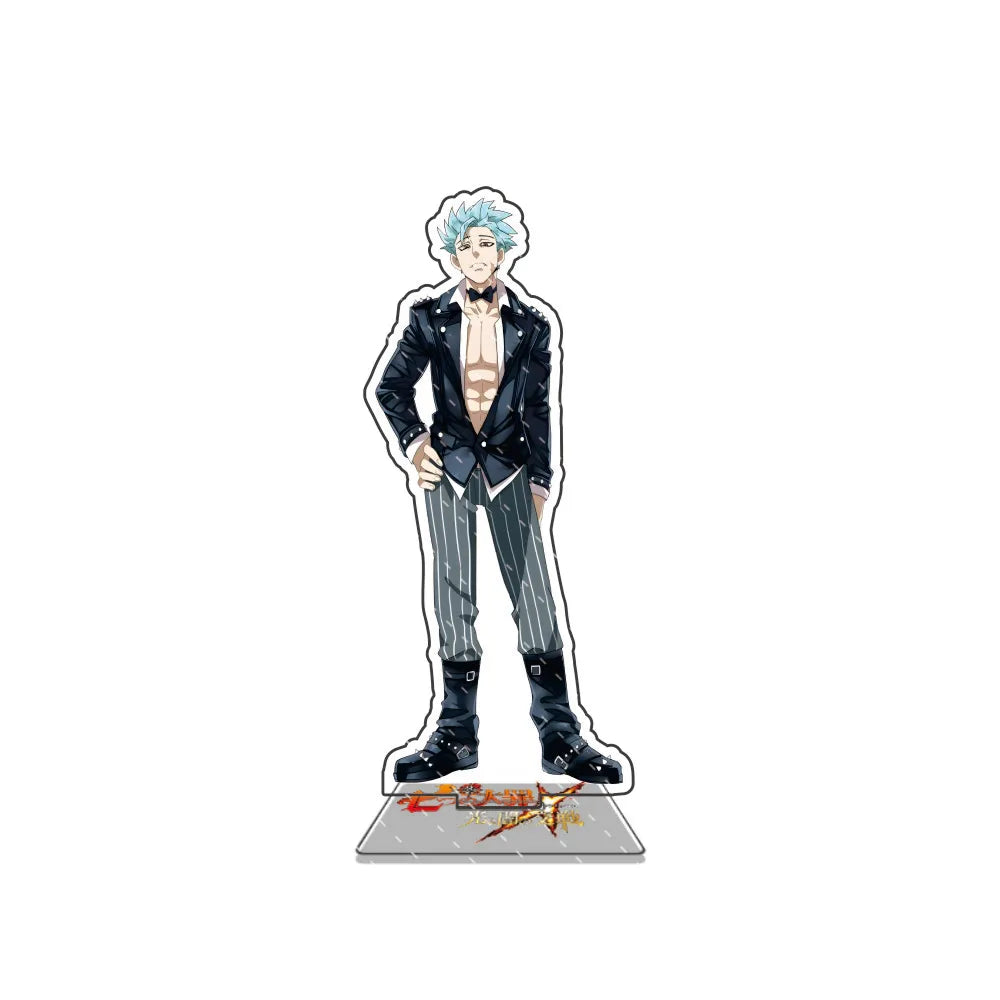 Anime The Seven Deadly Sins 15cm Acrylic Stand Model Figure Cosplay Plate Holder Topper Fans Christmas Desk Decor Gift