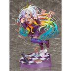 No Game No Life Shiro Figure 28cm PVC Anime Model Toy - Kamiya Yuu Artwork Collection Standing Poker Gift