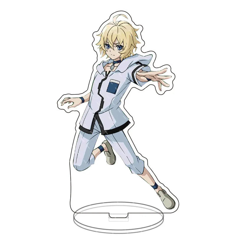 Japan Anime Seraph Of The End Acrylic Stands Model Figure Mikaela Hyakuya Cosplay Plate Holder Topper Birthday Fans Christmas