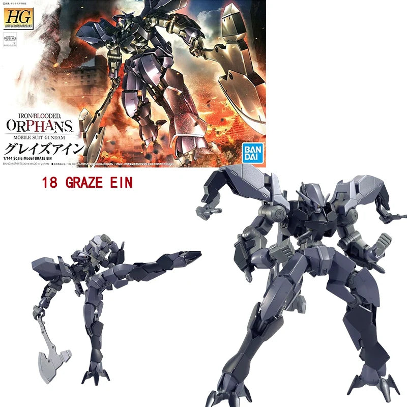 Bandai Genuine HG IBO 1/144 GUNDAM Barbatos Gusion Hajiroboshi Astaroth Anime Action Figure Collectible Assembly Model Toys Gift