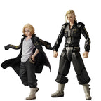 KAIYODO Original REVOLTECH Amazing Yamaguchi Manjiro Sano&Ken Ryuguji Anime Action Figure Assembly Model Toys Model Gift for Boy