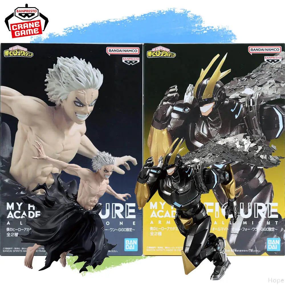 Original BANPRESTO GiGO Exclusive My Hero Academia All For One All Might Figure Anime Model Toy