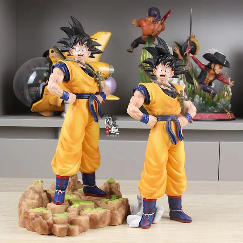 Dragon Ball Dream Super Saiyan Son Goku Somersault Cloud Standing Collection Action Figure Statue Anime Model Ornaments Toy Gift