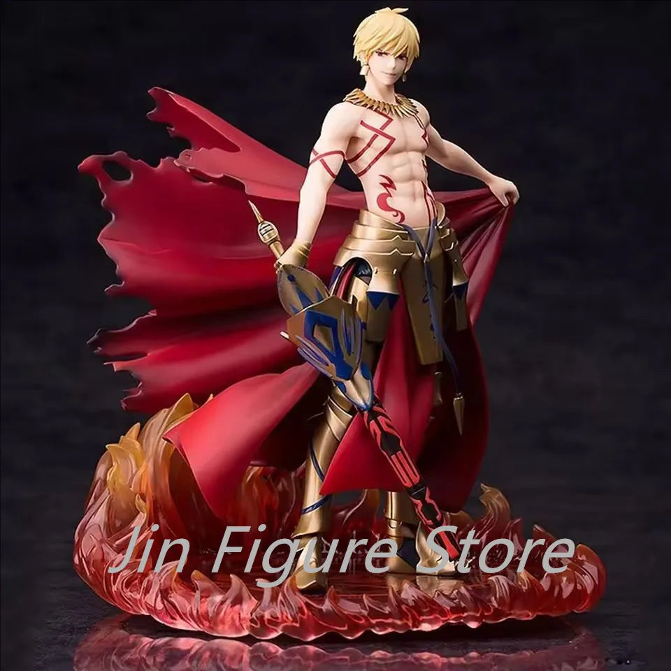 26cm Japanese Anime Fate/Grand Order Figures Gilgamesh PVC Action Figure Toy Adults Collection Model Doll For Children Gifts