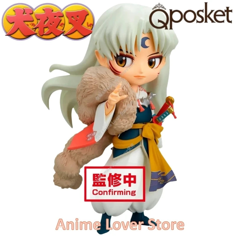 In Stock Original Bandai Banpresto Q Posket Inuyasha Sesshoumaru Higurashi Kagome Miroku shippou Anime Figure Toys gift