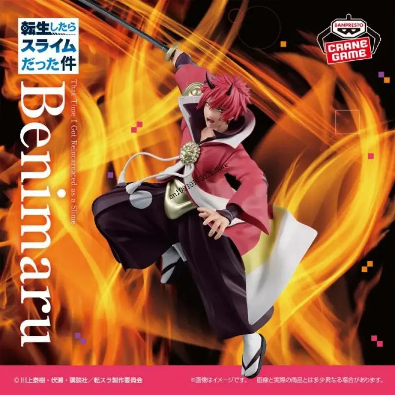 In Stock Bandai Banpresto Original That Time I Got Reincarnated As A Slime Benimaru Shuna Desktop Cartoon Festival Ornaments
