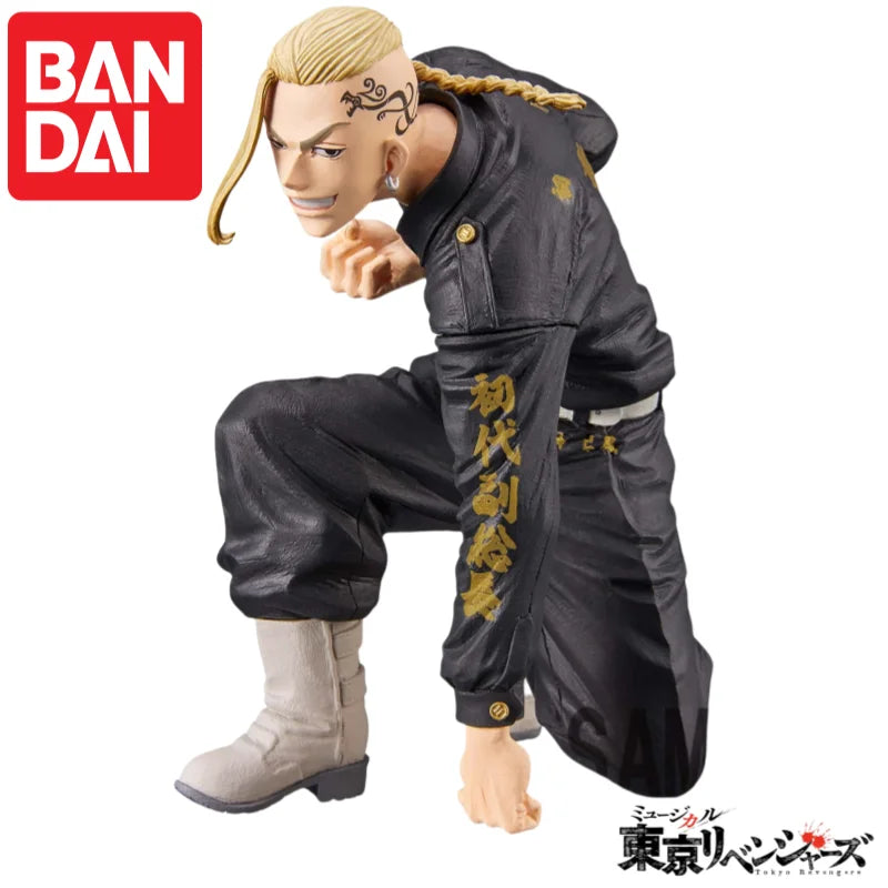 In Stock Bandai Original Banpresto Tokyo Revengers King of Artist Draken Garage Kit Model Ornaments 100% Genuin