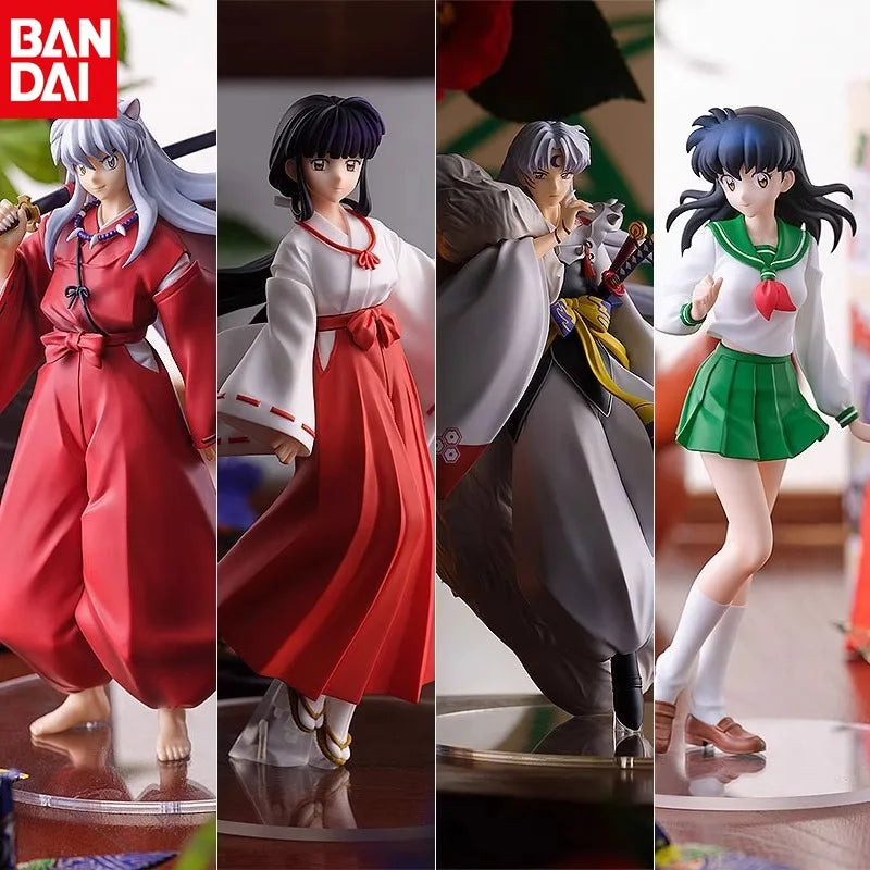 BANDAI Brand New Genuine Inuyasha Sesshoumaru Japanese Anime Figures Action Figurine Animation Characters Toy Kids Brinquedos