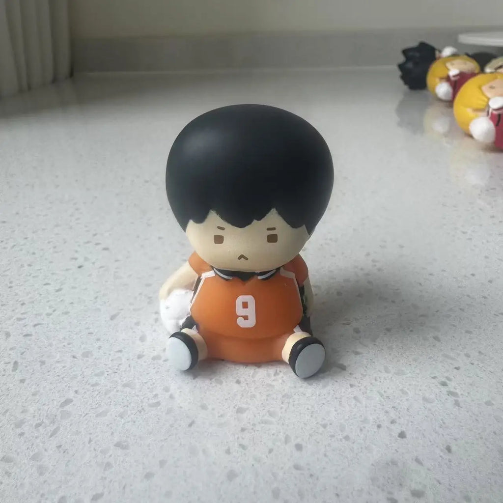 Genuine Action Figure 2 Haikyuu Sleep Style iwaizumi hajime Akaashi Keiji Oikawa Tooru Kotaro Bokuto Gacha Toy