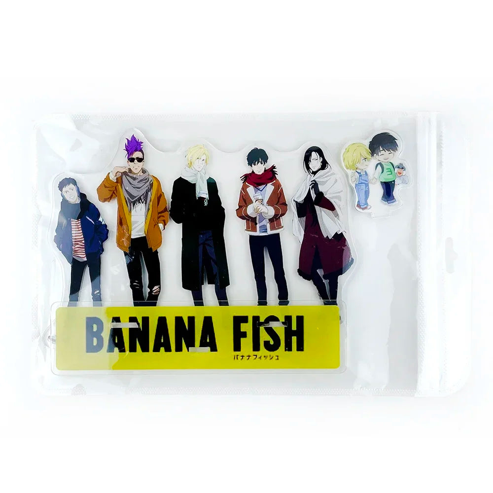 Banana Fish group Aslan Jade Ash Eiji Shorter Yut-Lung Su Rin acrylic standee figurines  egsae astral3