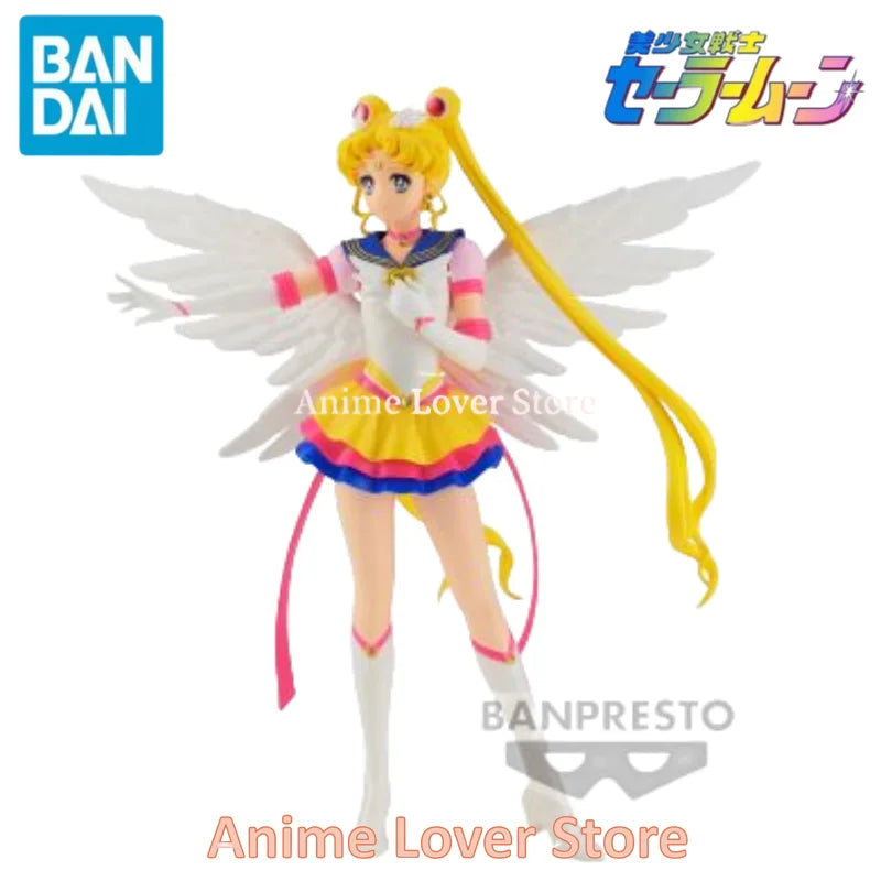In Stock Original Bandai Banpresto Sailor Moon Glitter Glamours Tsukino Usagi Action Figures Toys Collectible Model Ornaments