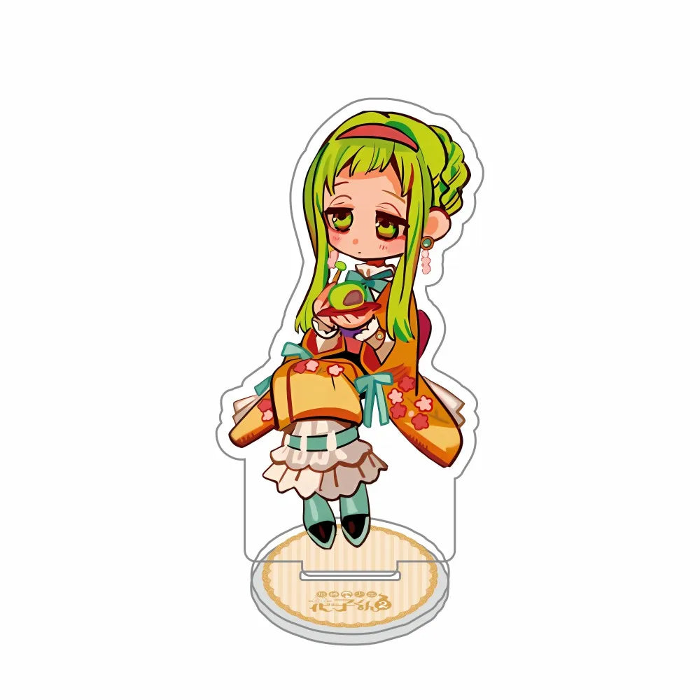 Anime Keychain Toilet-bound Hanako-kun Yugi Amane Yashiro Nene Minamoto Kou Acrylic Stand Model Figure Cosplay Plate Fans Gifts