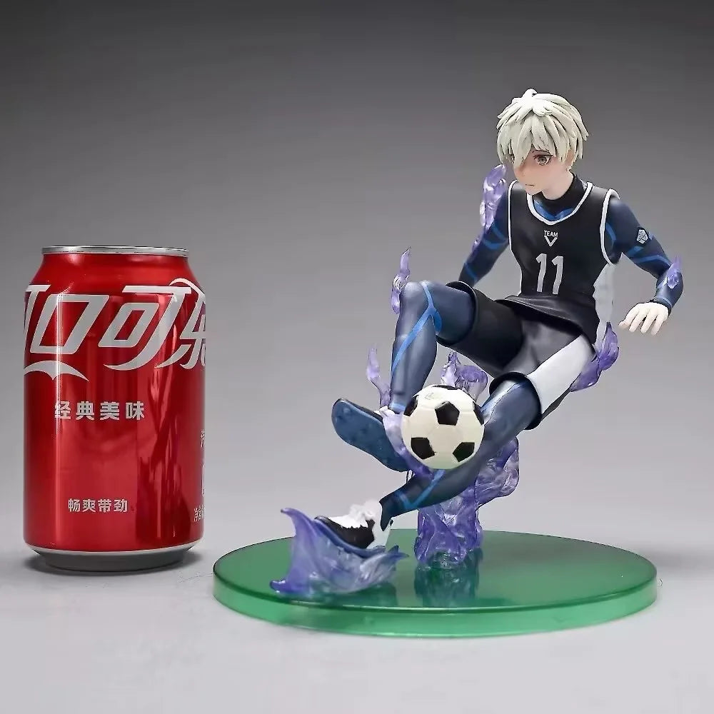 Anime BLUELOCK Seishiro Nagi Football Action Figure Japanese Dolls Hobbies Toys Desk Decorations Room Statue Birthday Gifts