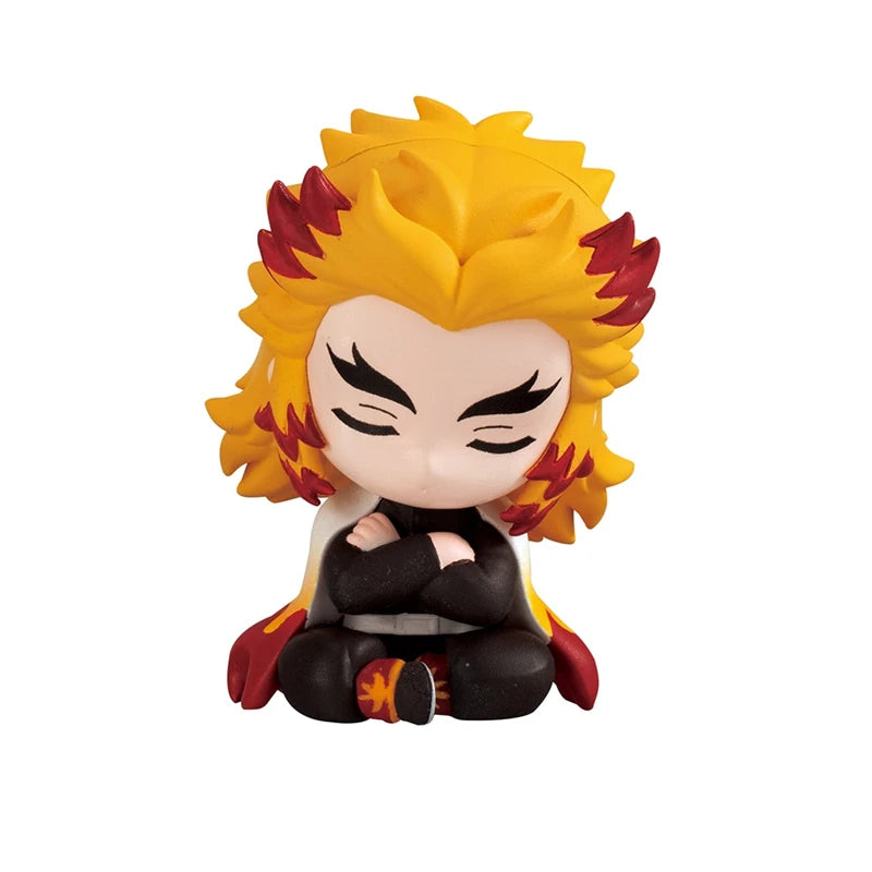 Demon Slayer Tokitou Muichirou Kochou Shinobu NO.2 Sleep Modeling Gashapon Ornament Action Figure Model Toys