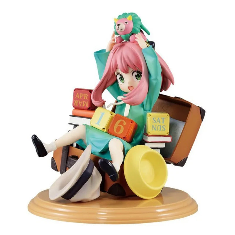 Anime SPY×FAMILY Calendar Anya Statue model. Pvc handmade model Toys Collectible Decoration Desktop Gifts.Toy gifts