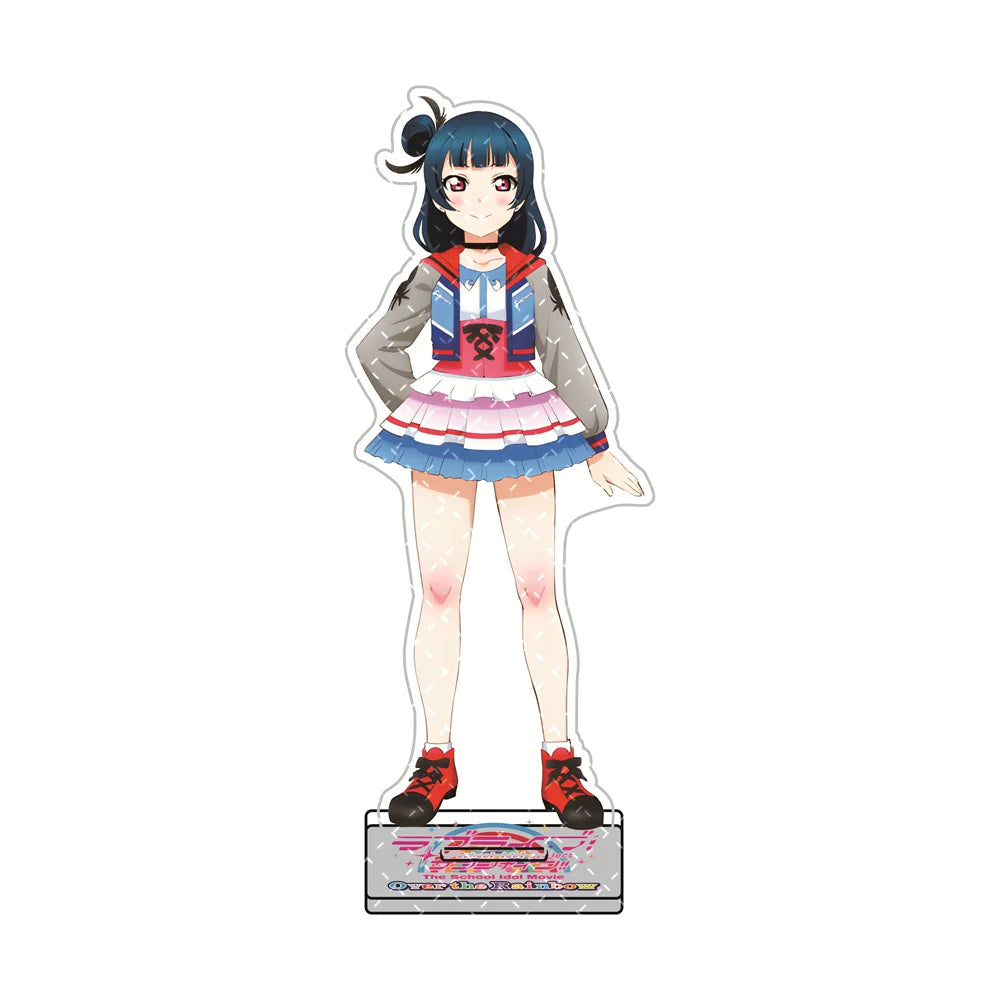 Anime Love Live! Sunshine!! 15cm Acrylic stand Yoshiko/You /Hanamaru/Riko tabletop decoration elegant Gifts Character Collection