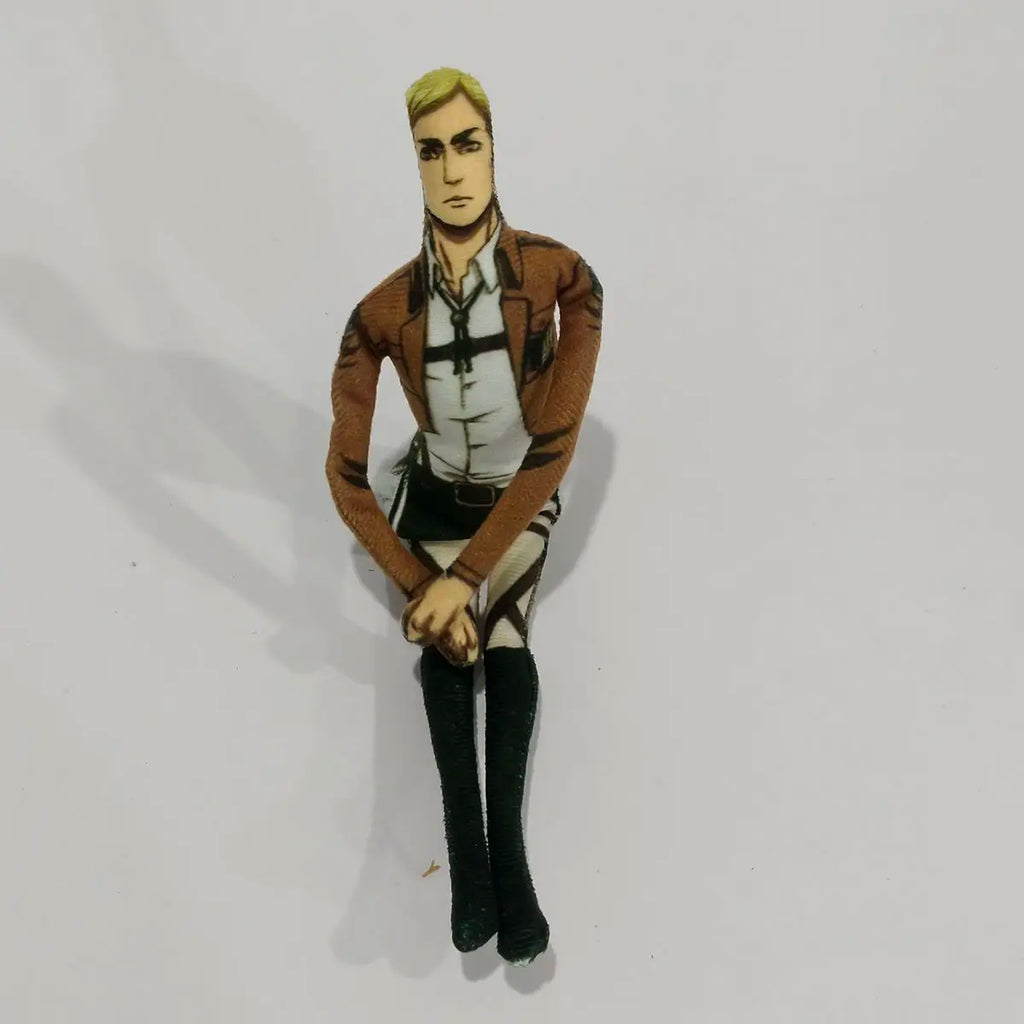 Anime Attack on Titan Creative Personality Doll Cartoon Character Alan Jaeger Armin Allert Hange Zoe Doll Ornament Gift Boy Toy