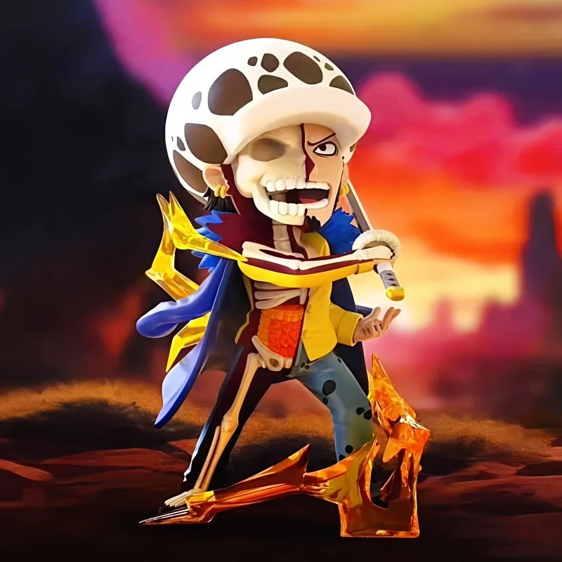 Hot Selling Original One Piece Blind Box The Battle Of Ghost Island Series Half Skull Anime Peripheral Action Figures Model Gift