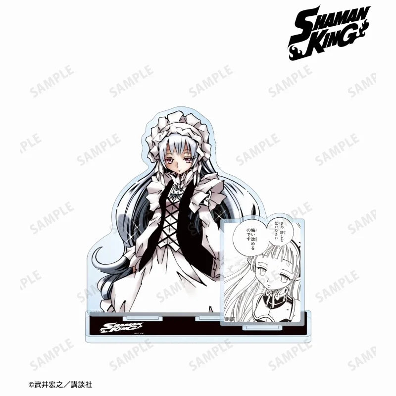SHAMAN KING Standing wholesale Doll Cosplay Fans Gift 15CM HD Acrylic Stands Model Collect Toy Figure Anime