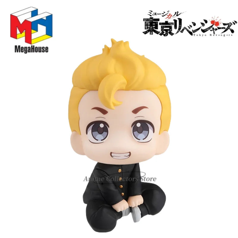 In Stock Original Bandai Megahouse Look Up Tokyo Revengers Manjiro Sano Draken Chifuyu Matsuno Anime Action Figure Toys