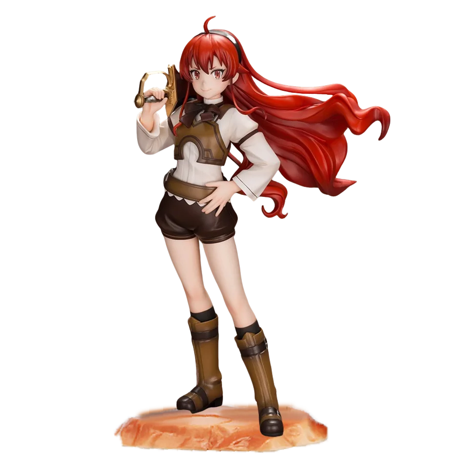 18cm Magician Eris Greyrat/Sylphiette Action Figure Mushoku Tensei：Jobless Reincarnation Anime Figure PVC Adult Model Doll Toys