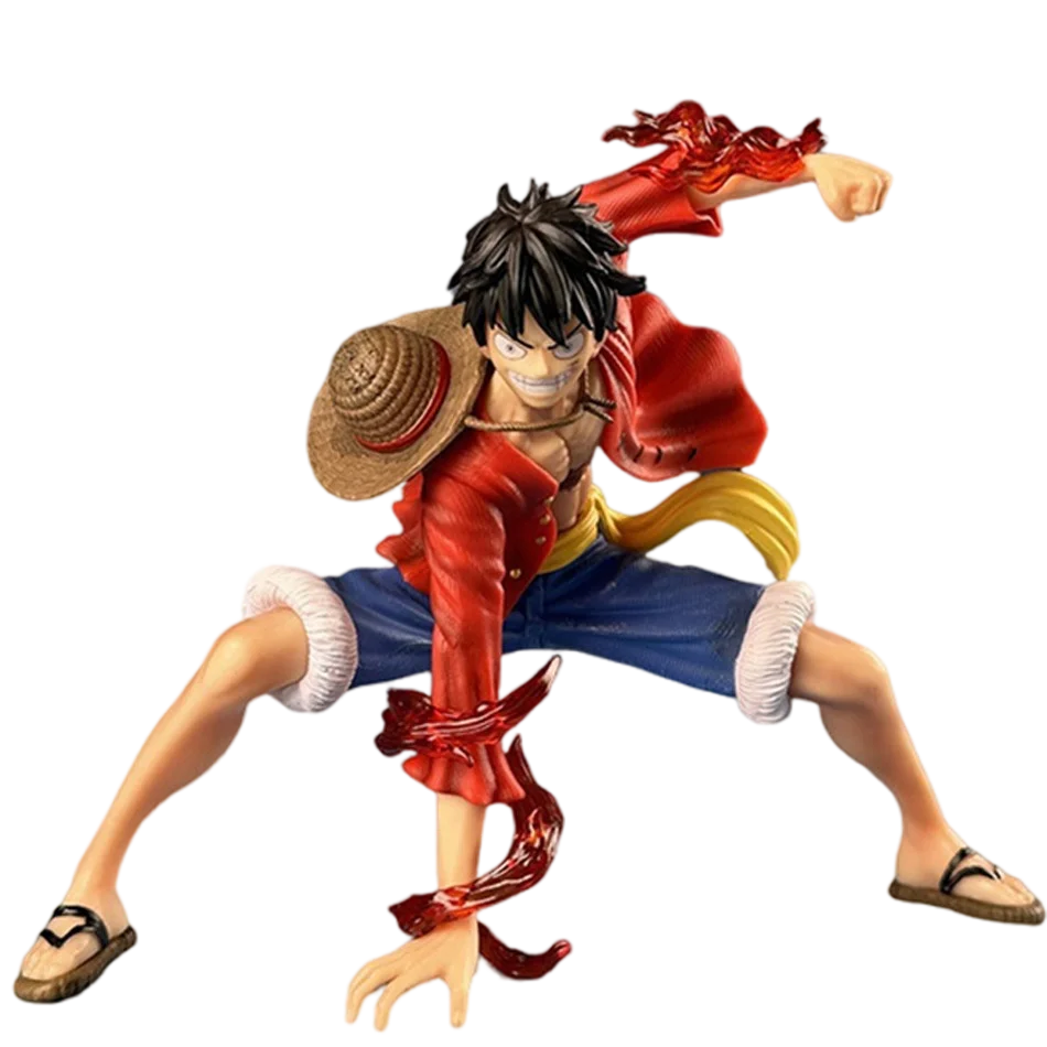 20cm One Piece Luffy Figures Monkey D. Luffy Battle Style Action Figures PVC Anime Collection Model Toys Birthday Ornamen Gifts