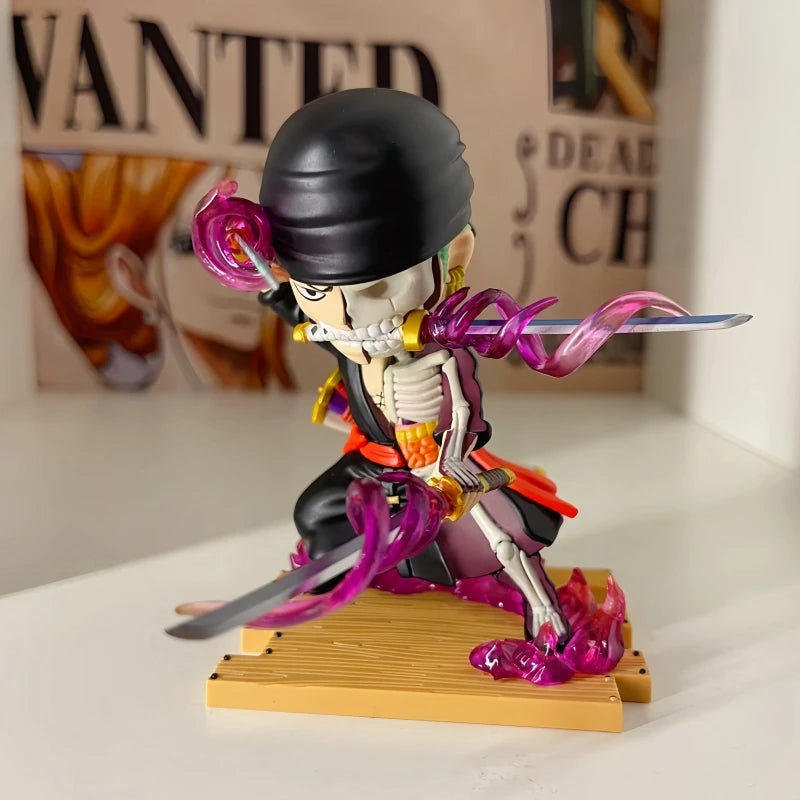 Hot Selling Original One Piece Blind Box The Battle Of Ghost Island Series Half Skull Anime Peripheral Action Figures Model Gift