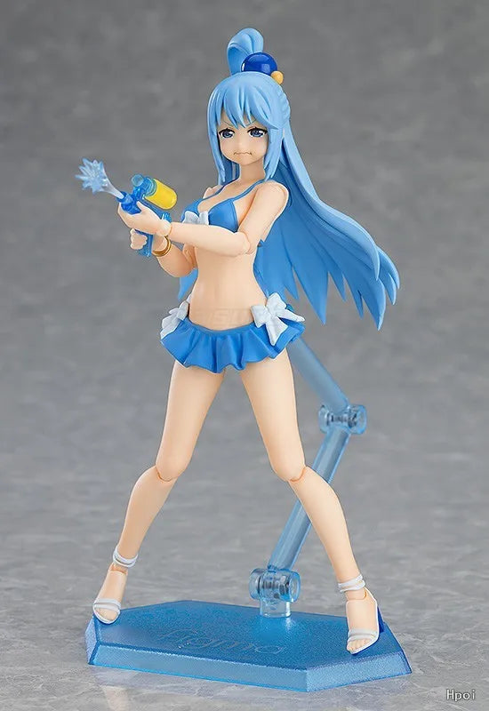 【In Stock】Original Max Factory Figma EX-063 Eiga Kono Subarashii Sekai Ni Shukufuku Wo! Kurenai Densetsu Aqua Figure Gift