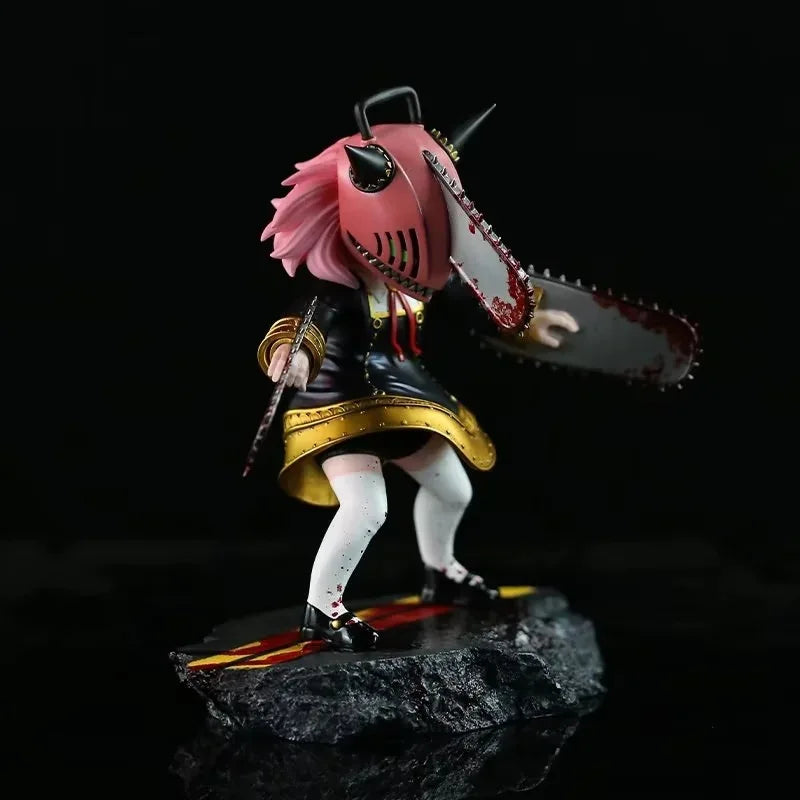 New Spy×Family Figure Anya Forger Figures Anya Cos Chainsaw Man Figurine Pvc Model Doll Collection Room Decoration Toys Gifts