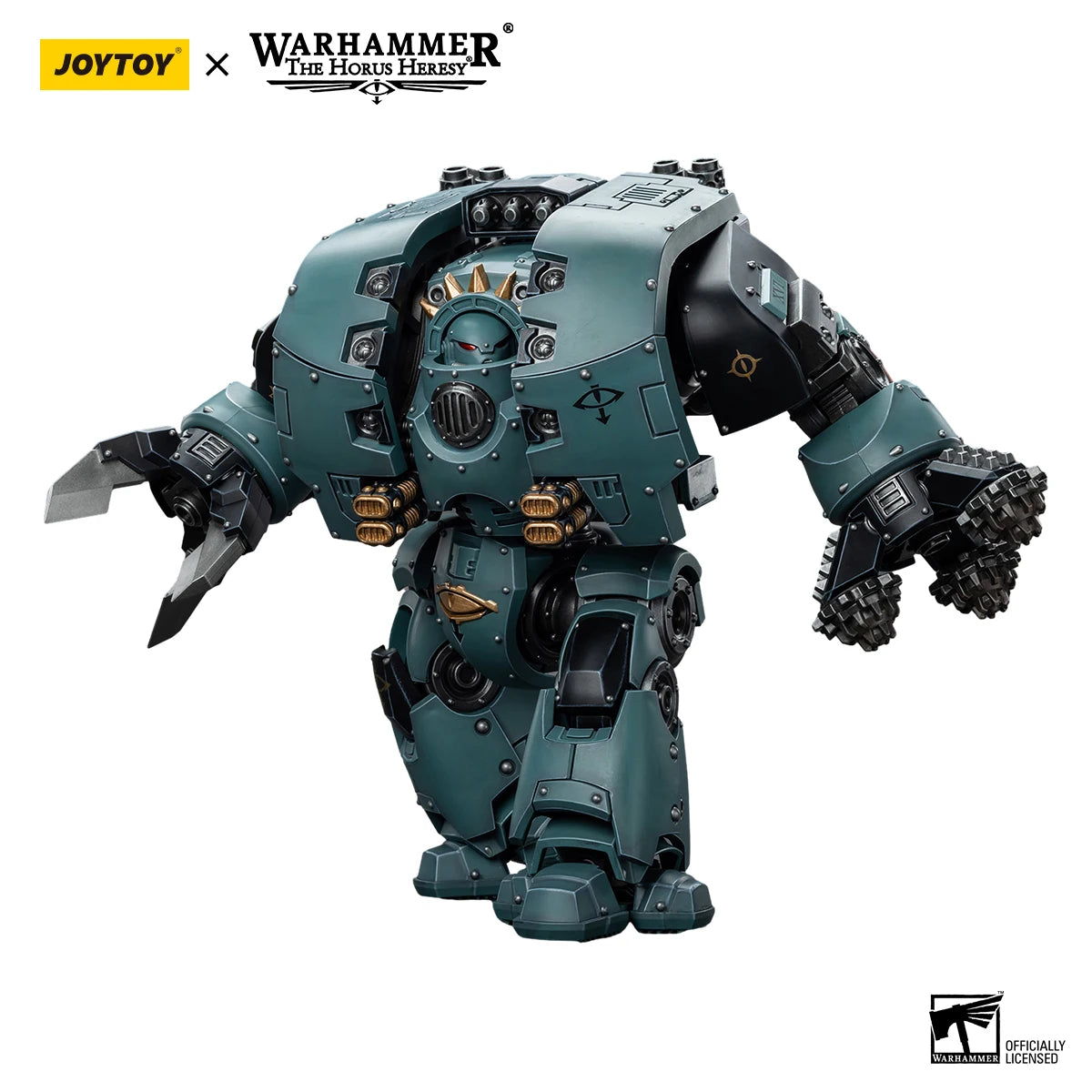 JOYTOY Warhammer 40k 1/18 Action Figures Mecha Anime 28.6cm Sons of Horus Leviathan Dreadnought with Siege Drills