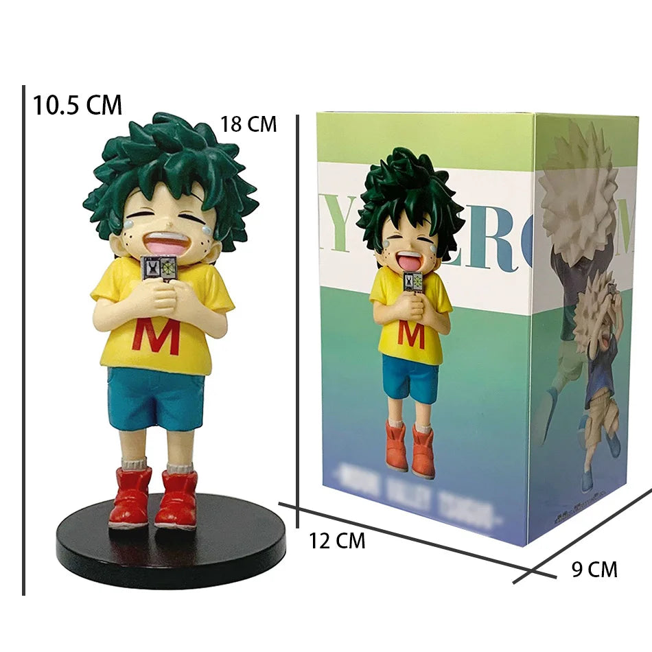 New My Hero Academia (MHA): Tomura Shigaraki / Izuku Midoriya / Katsuki Bakugo Cute Chibi PVC Figurine | Collectible Toy Model