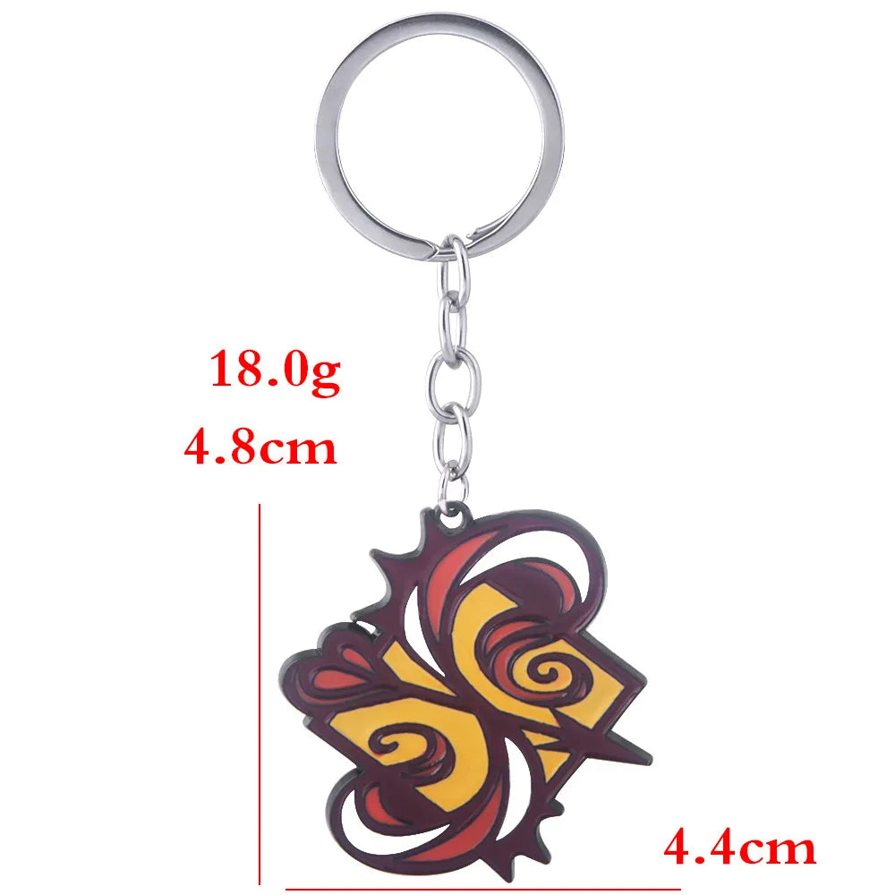Anime SK∞ SK8 KeyChain Anime peripherals Cosplay Props Infinity Skateboard SK8 Metal Badge Keyring For Women Men Backpack Charm