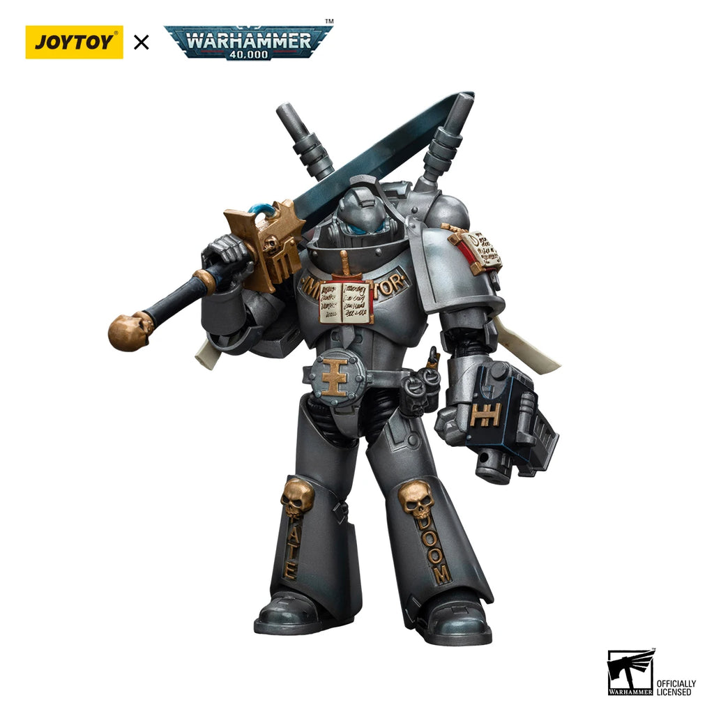 JOYTOY Warhammer 40k 1/18 Action Figures Anime 12cm Grey Knights Interceptor Squad Strike Squad Collection Model Toys