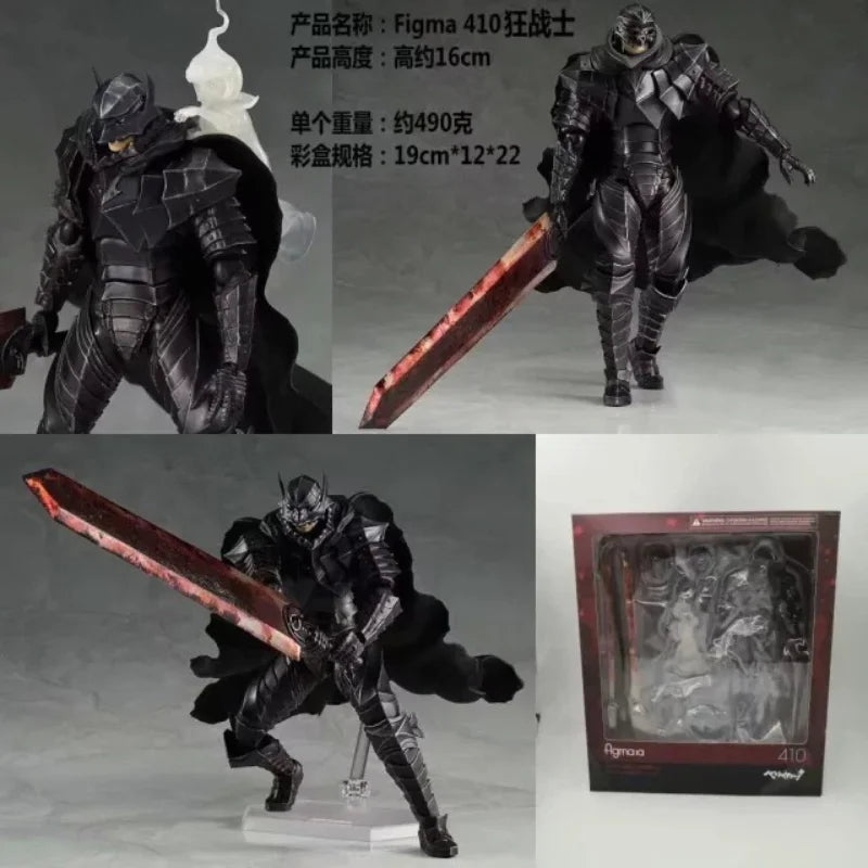 【Spot Goods】410 Bellsman Figma 359 Guts Black Swordsman PVC Action Figure Toy Anime Collectible Model Doll Gift