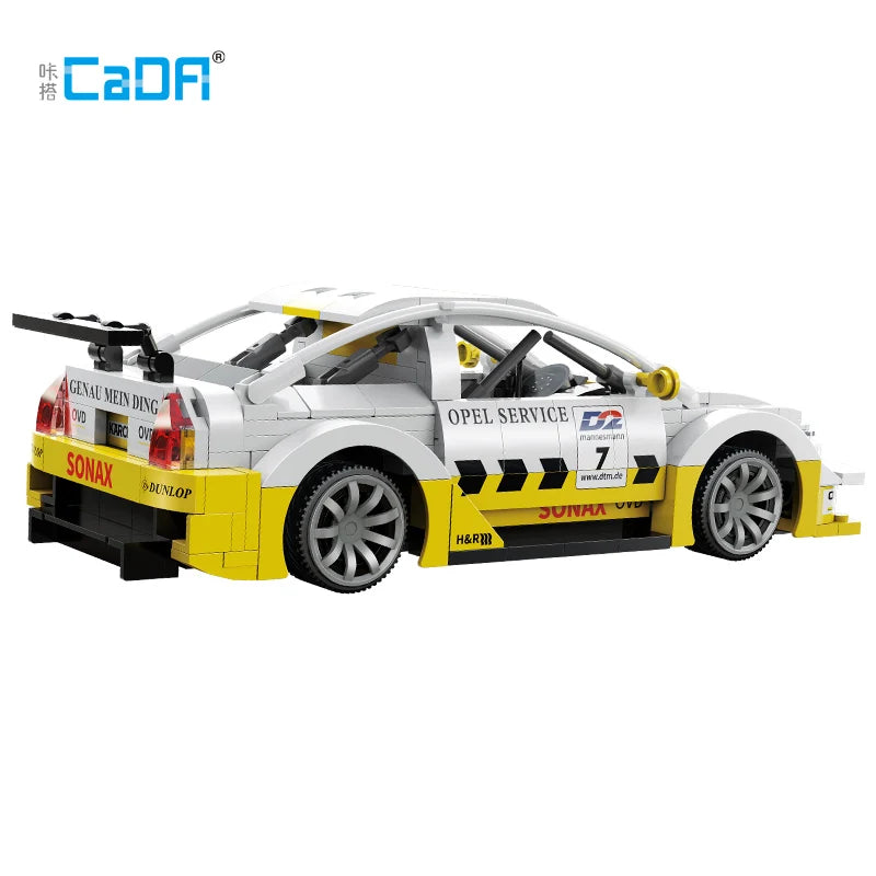 Cada Opel Astra V8 Coupe Champion Vehicle Building Blocks City Remote Control Racing Car RC Super Sports Car Children Bricks Toy