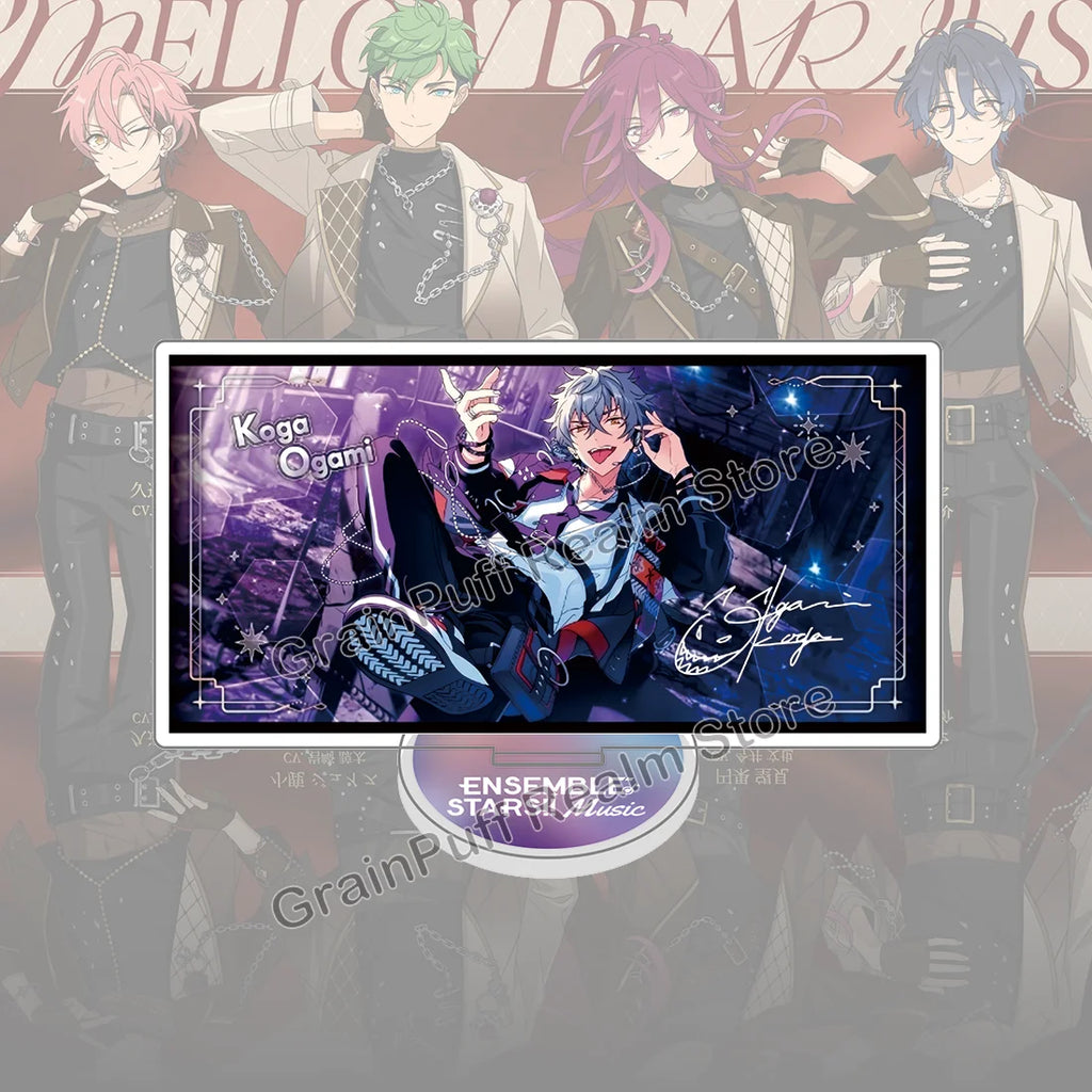 Ensemble Stars MELLOW DEAR US Acrylic Standee Juis, Nozomi, Mashu, Chitose Collectible Figure Display, Cute Desk Decor, Gift