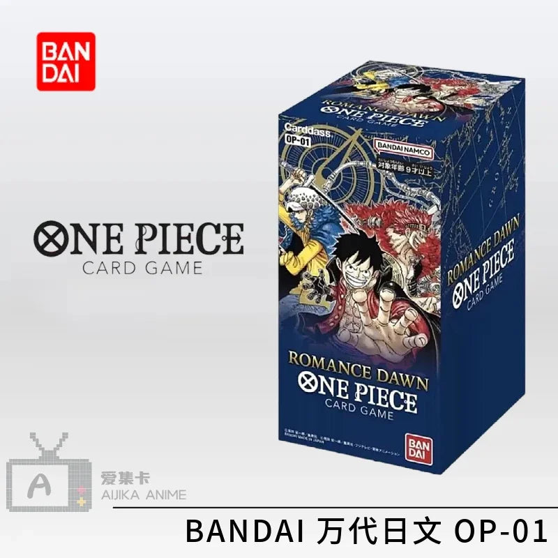 In Stock Bandai Original One Piece Anime Card OPCG OP01-OP13 EB02 EB03 Full Set Box Anime Manga TCG Cards for Collectors Gifts