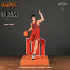 Anime Slam Dunk GK Kaede Rukawa Sakuragi Hanamichi Hisashi Mitsui Ryota Miyagi Takenori Akagi Action Figures 30CM PVC Model Toy