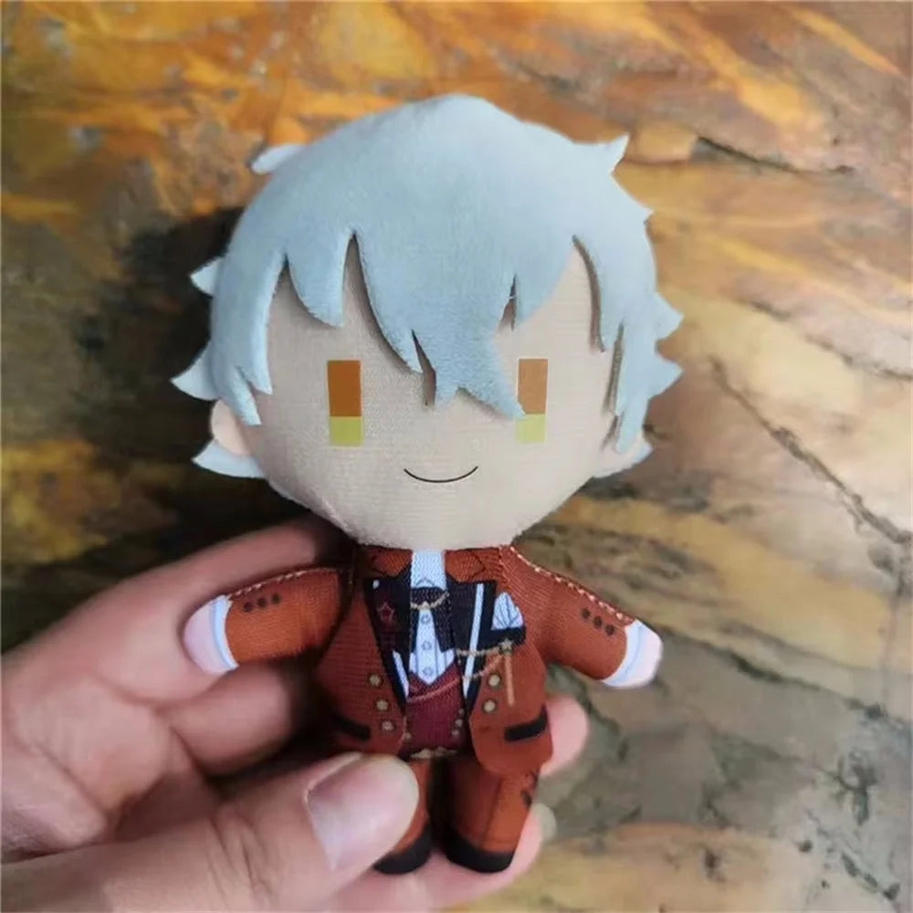 15cm Anime Game Ensemble Stars Tenshouin Eichi kagehira mika Hibiki Wataru Sakuma Rei Plush Toys Doll Figure Cartoon Kids Gift
