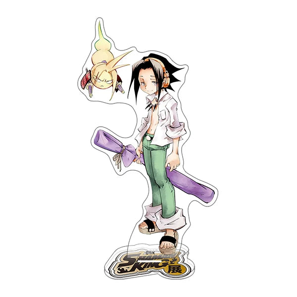 Anime SHAMAN KING Acrylic Keyring Model Figure Yoh Asakura Amidamaru Anna Kyoyama Cosplay Model Plate Desk Decor Prop Xmas Gift