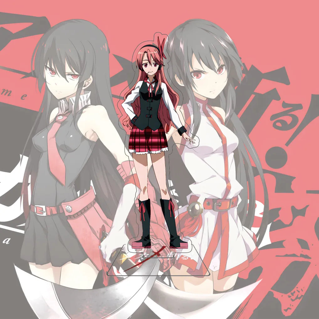 Anime Akame ga KILL 15cm Acrylic Stand Model Cosplay Characters Ornament Accessories Goods Collection Gifts