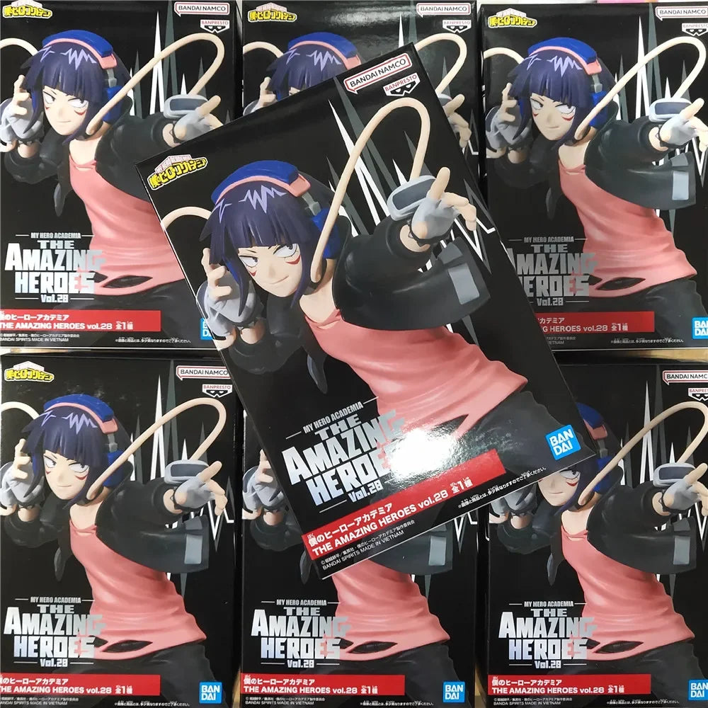 Anime Original Bandai My Hero Academia Jiro Kyoka PVC Action Figures Collect Decorative Model Figurine Toys Birthday Gift 12cm