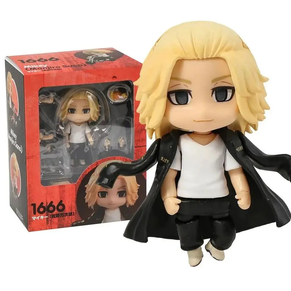 Tokyo Revengers 1813 Draken Ken Ryuguji 1666 Mikey Manjiro Sano Assemble Change Face Action Figure Model Figural Toy Ornament