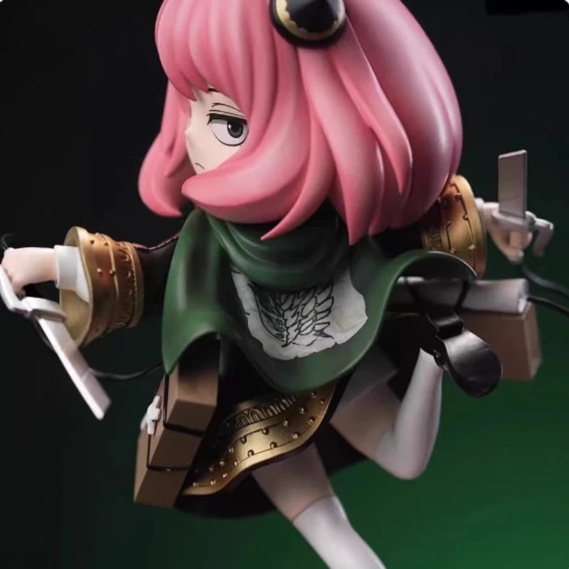 Spy X Family Anya Cos Levi Anime Action Figure Cute Desktop Decoration Room Decor Holiday Gift Collection Item