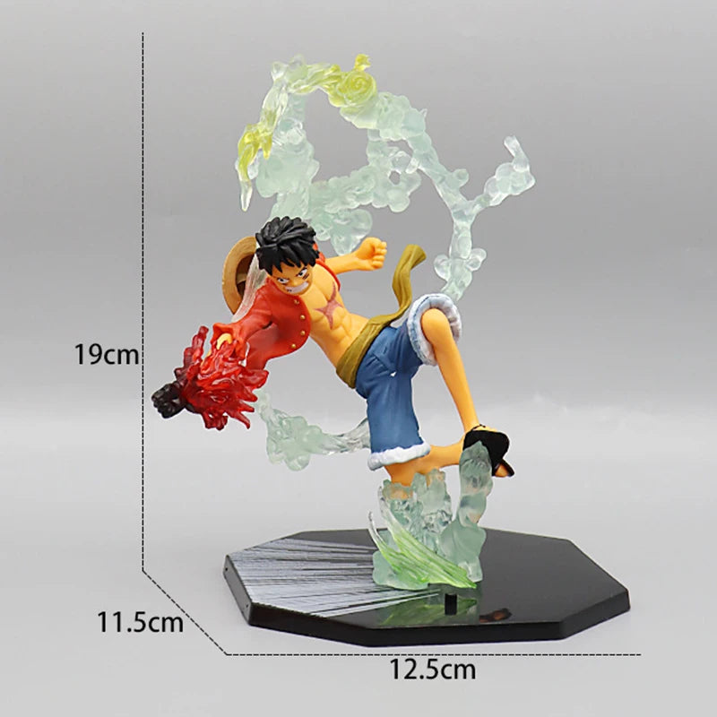 One Piece Luffy Roronoa Zoro Portgas D Ace Figure Toys Sabo Vinsmoke Sanji PVC Anime Action Figurine Model Dolls Gift