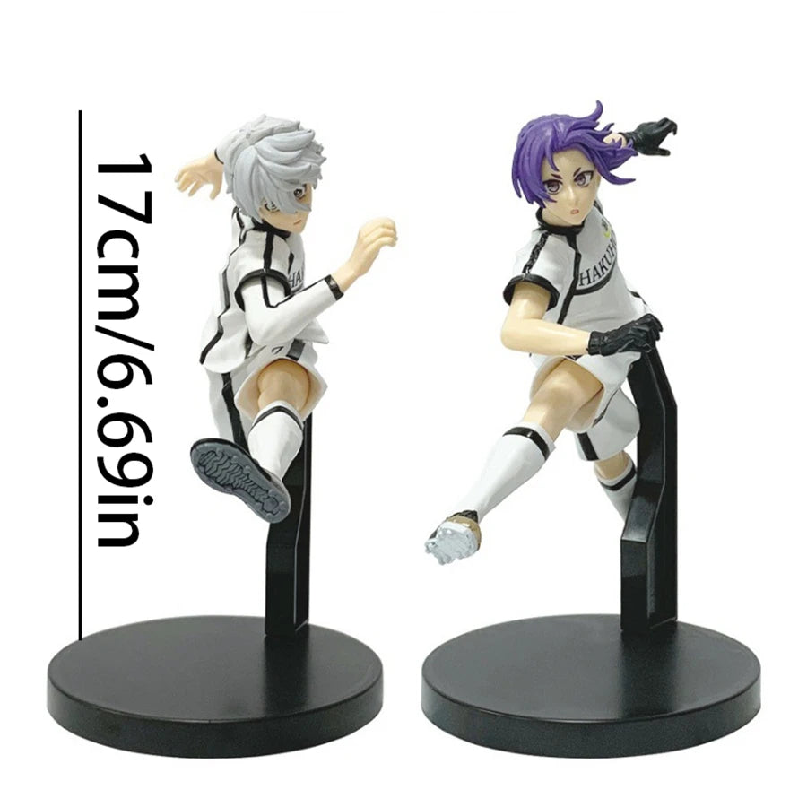 14cm Blue Lock Anime Figure Full Dress Nagi Seishirou Handsome Mikage Reo Action Figure Room Decorations Collection Model Toys