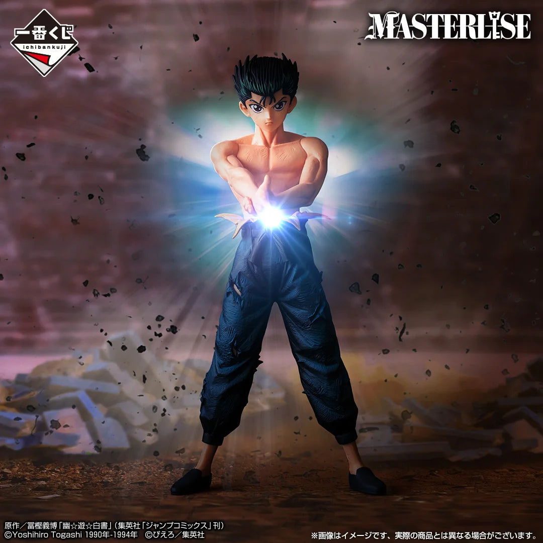 In Stock Bandai Yu Yu Hakusho Ichiban Kuji Yusuke Urameshi Hiei Kurama Toguro Figure Acton Anime Model Collectible Toys Gift Boy