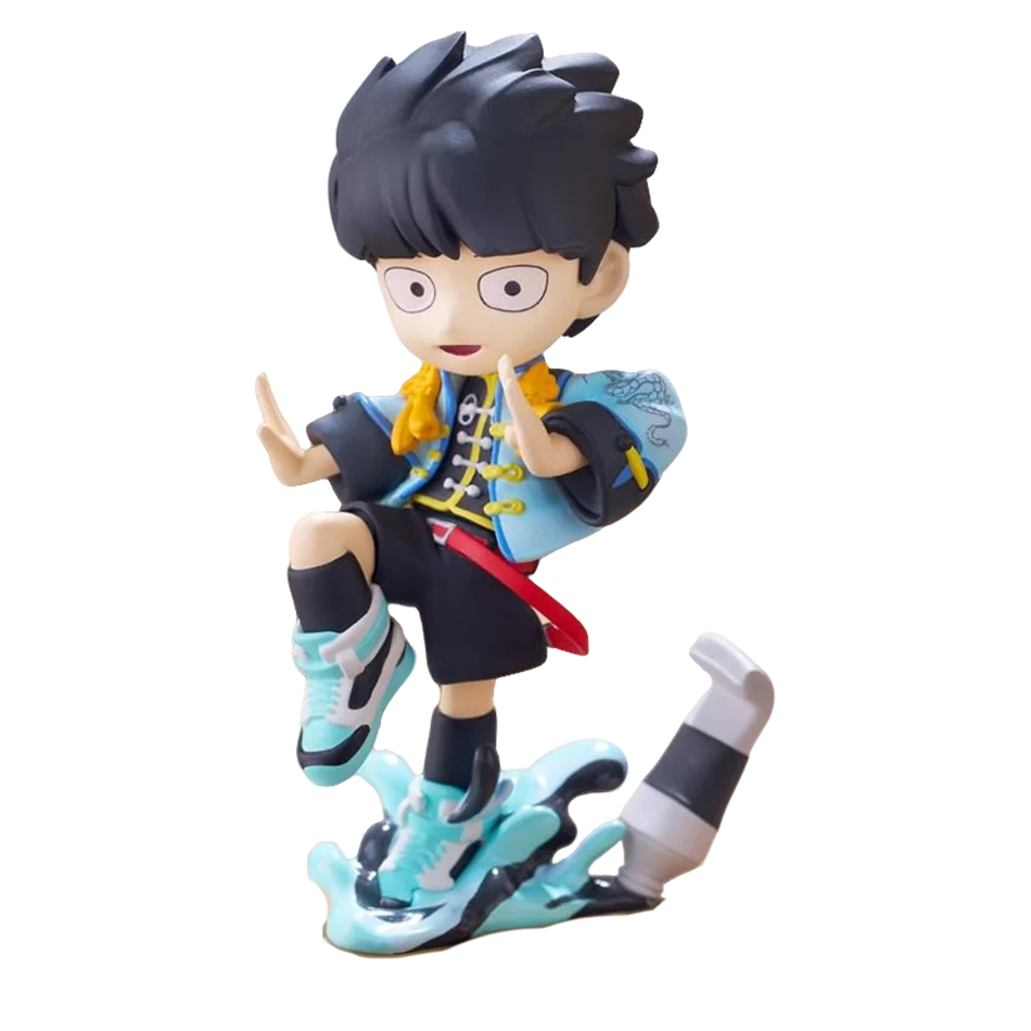 Anime Mob Psycho 100 Figures Gk Reigen Arataka Q Edition Kawaii Figurine Toy Model Doll Desktop Ornaments Collectible Toy