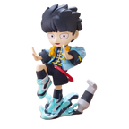 In Stock Original Mob Psycho 100 Anime Figures Gk Reigen Arataka Q Edition Kawaii Model Doll Desktop Ornaments Collectible Toy