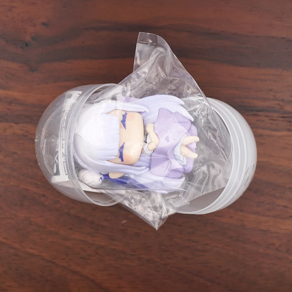Re:Zero kara Hajimeru Isekai Seikatsu Anime Emilia Rem Beatrice Echidna Rezero 45mm Small Figure Original Capsule
